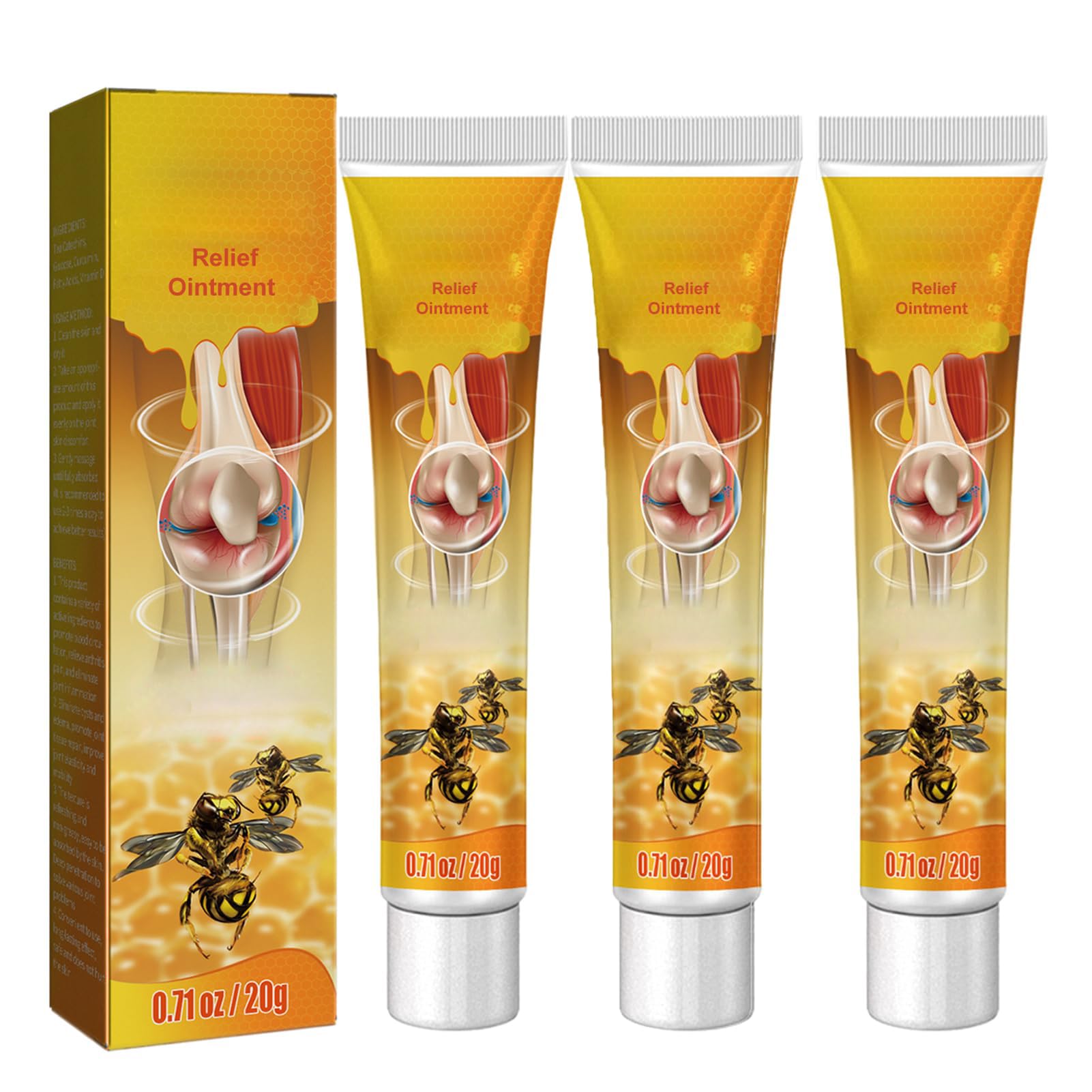 3pcs Bee Venom Cream - New Zealand Bee Venom Gel 20g