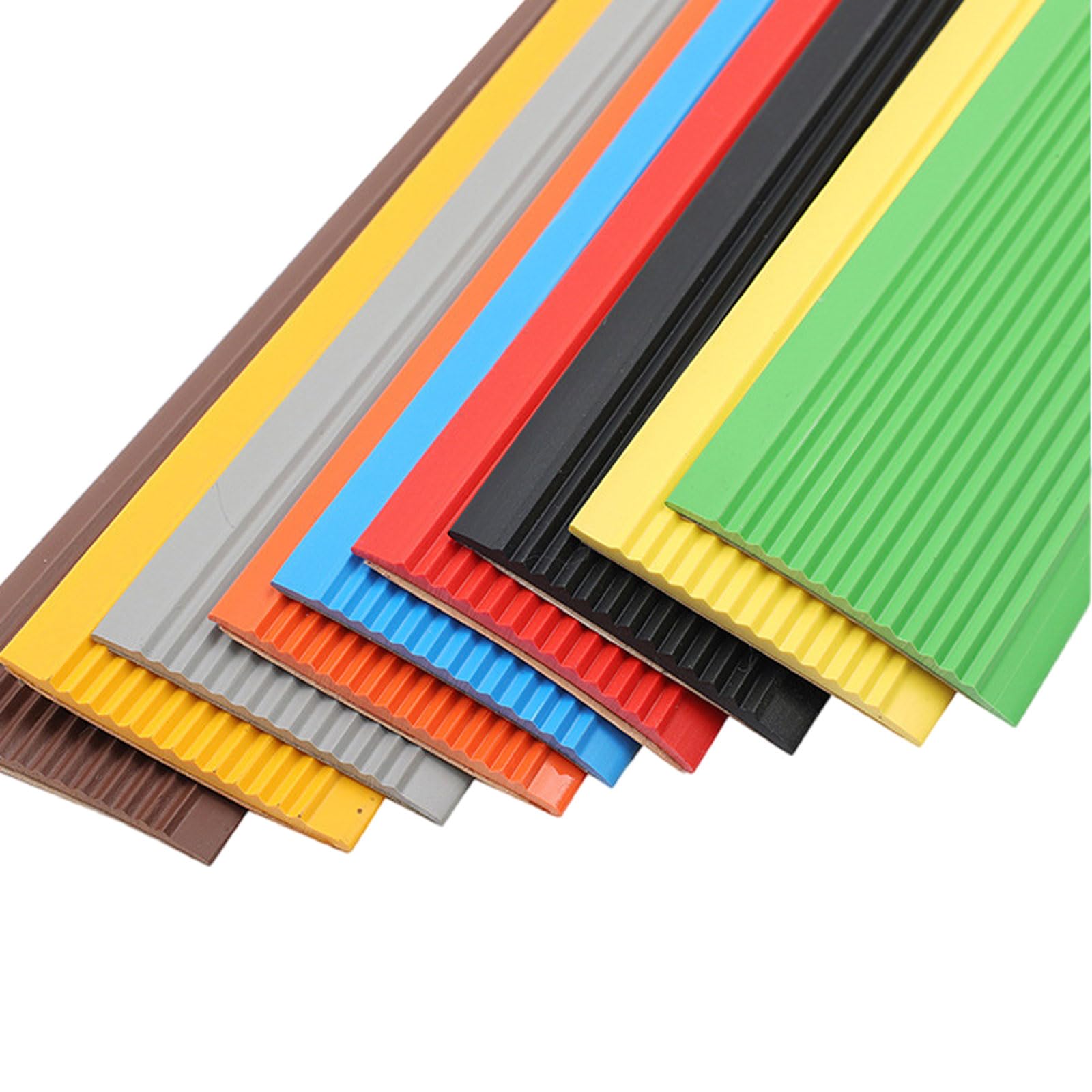 Protector de borde de escalera en PVC tira antideslizante autoadhesiva para peldaños de casa