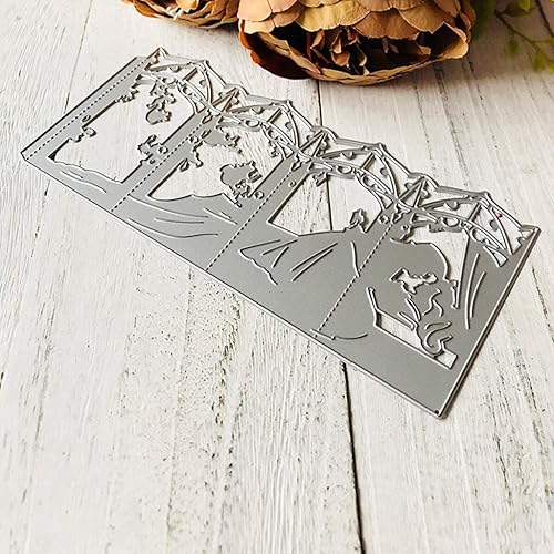 Miniatura 7 de Kiss Lantern - Troqueles de metal para hacer tarjetas, troquelado para álbumes de recortes, álbum de bricolaje, decoración de tarjetas de papel