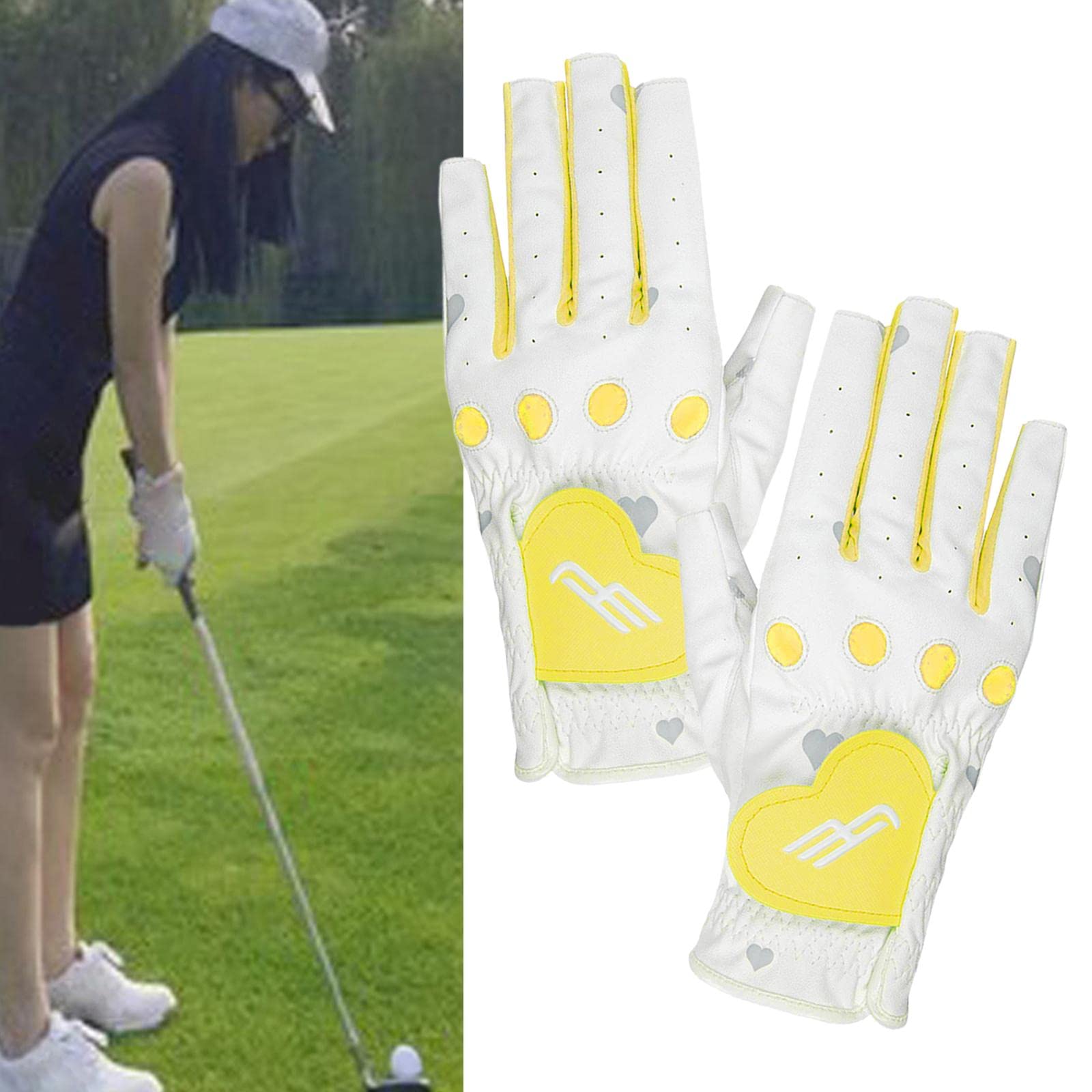 Qianly Guantes de Golf para Mujer: Diseño de Calidad para Uso en El Gimnasio.