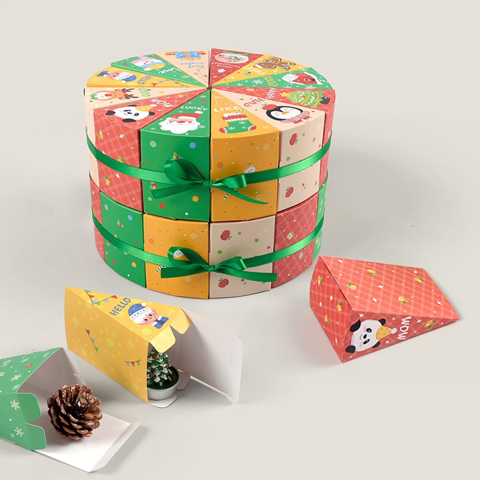 Boxen Für Adventskalender 12-Teilige Befüllbare Lebensmittelbehälter Für | Weihnachtliche Goodie Boxen Für Überraschungen Für Erwachsene Kinder Jugendliche Mädchen Schmuck Hochzeit