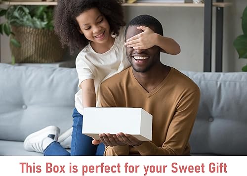 Miniatura 8 de 25 cajas para tartas de 10 x 10 x 5 pulgadas con ventana, caja transparente de panadería para postres, cajas cuadradas blancas grandes desechables