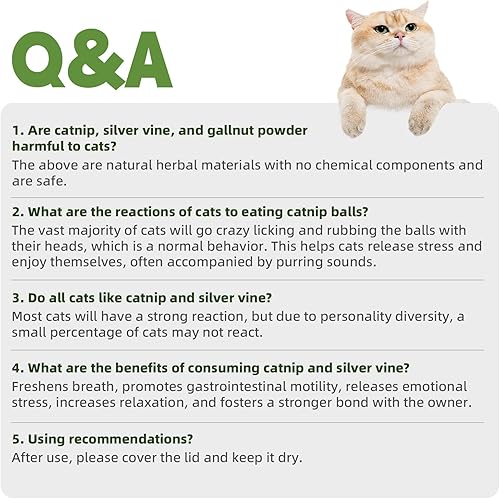 Miniatura 7 de 3 bolas de juguete de hierba gatera con tres sabores mixtos, juguetes masticables comestibles de naturaleza para gatos, golosinas saludables para la