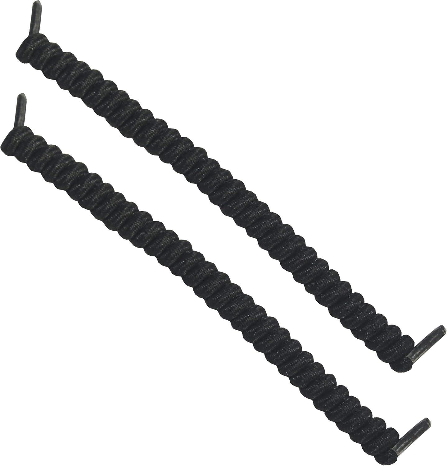 Rehabilitation Advantage Curly NoTie Shoelaces, Black