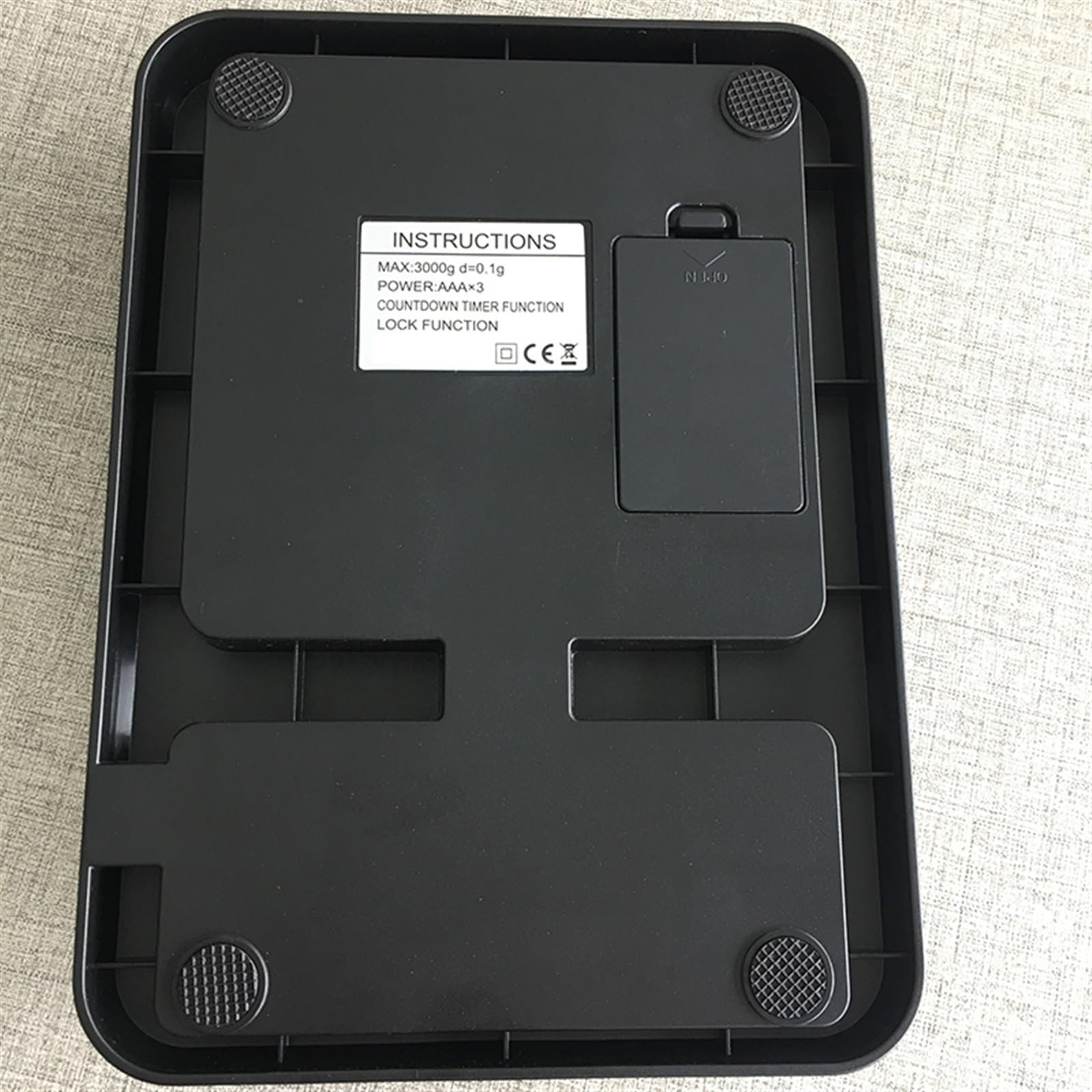 Báscula Digital LCD Electrónica De 3kg/0,1g, Balanza Cocina, Joyería Café Con Temporizador, Sonda Medición Temperatura For El Hogar Medición Precisa Esfuerzo