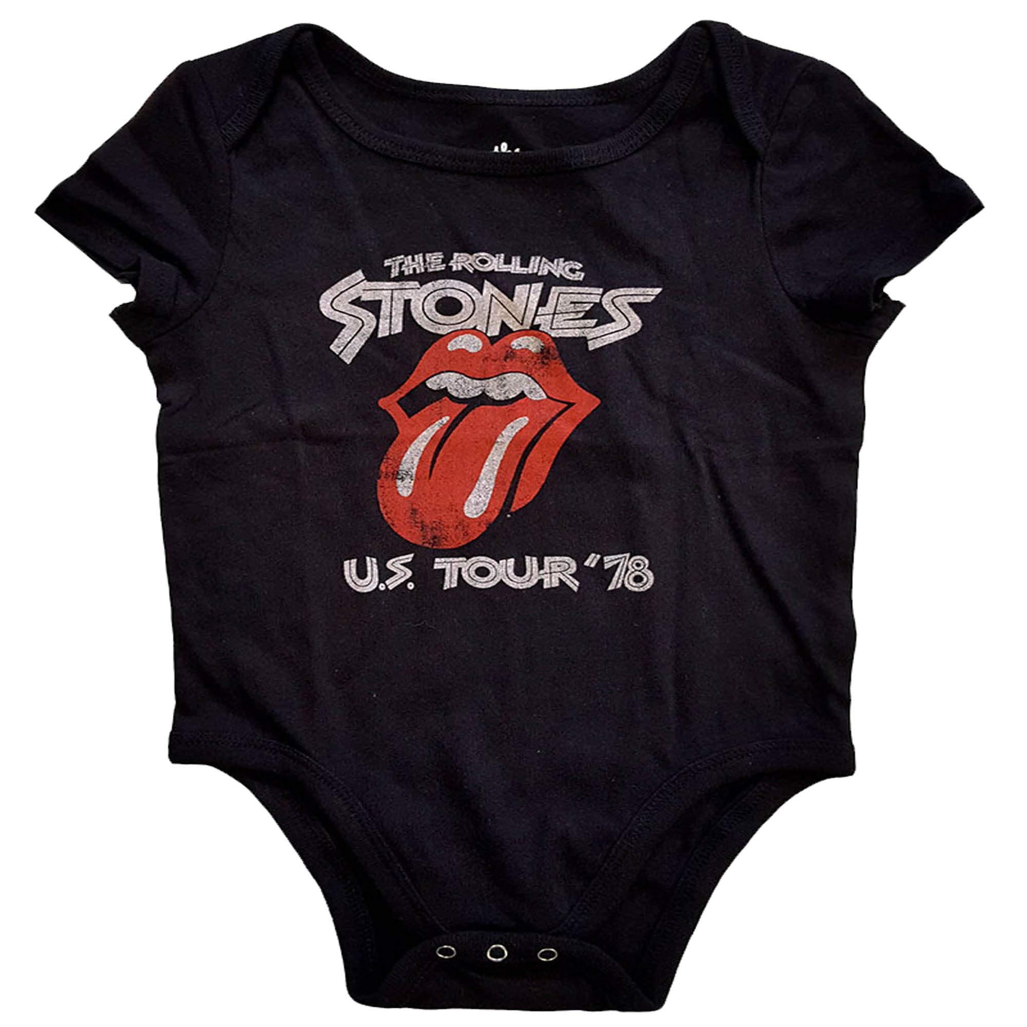 Rock Off Trade Rolling Stones 78 Tour Baby One Piece Bodysuit (12 Months)