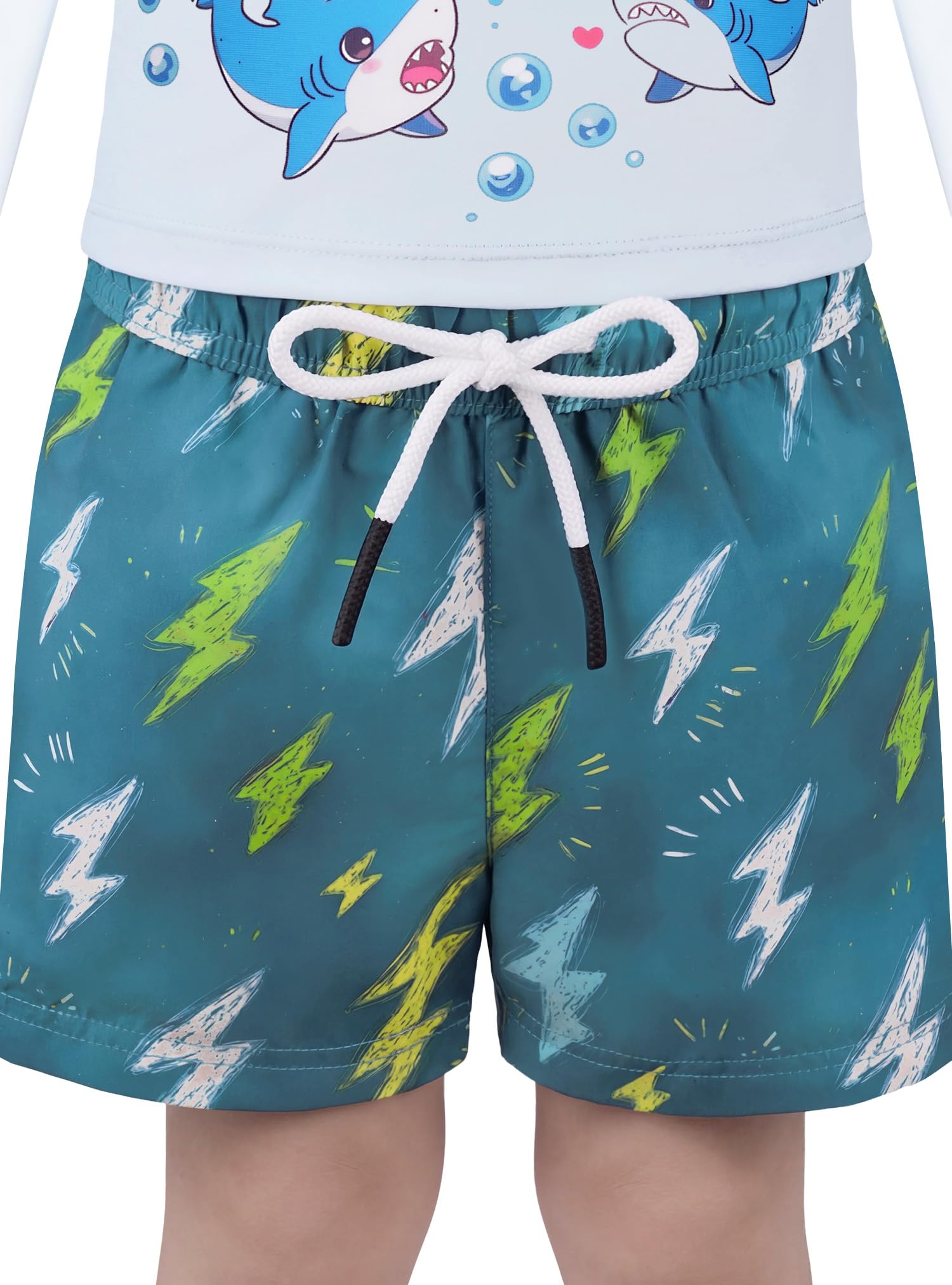 BliBliTaTa Jungen Badeshorts Schnelltrocknend mit Stretch-Kompressionsfutter, Strandshorts für Kleinkinder, Größe 2 Jahre bis 6 7 8 10 12 14 16