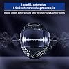LEXIN B4FM Motorcycle Bluetooth Headset Helmet Intercom Communication System for up to 10 Motorcycles with 2000 m Range Motorcycle Helmet Intercom with Music-Sharing Function Double Pack