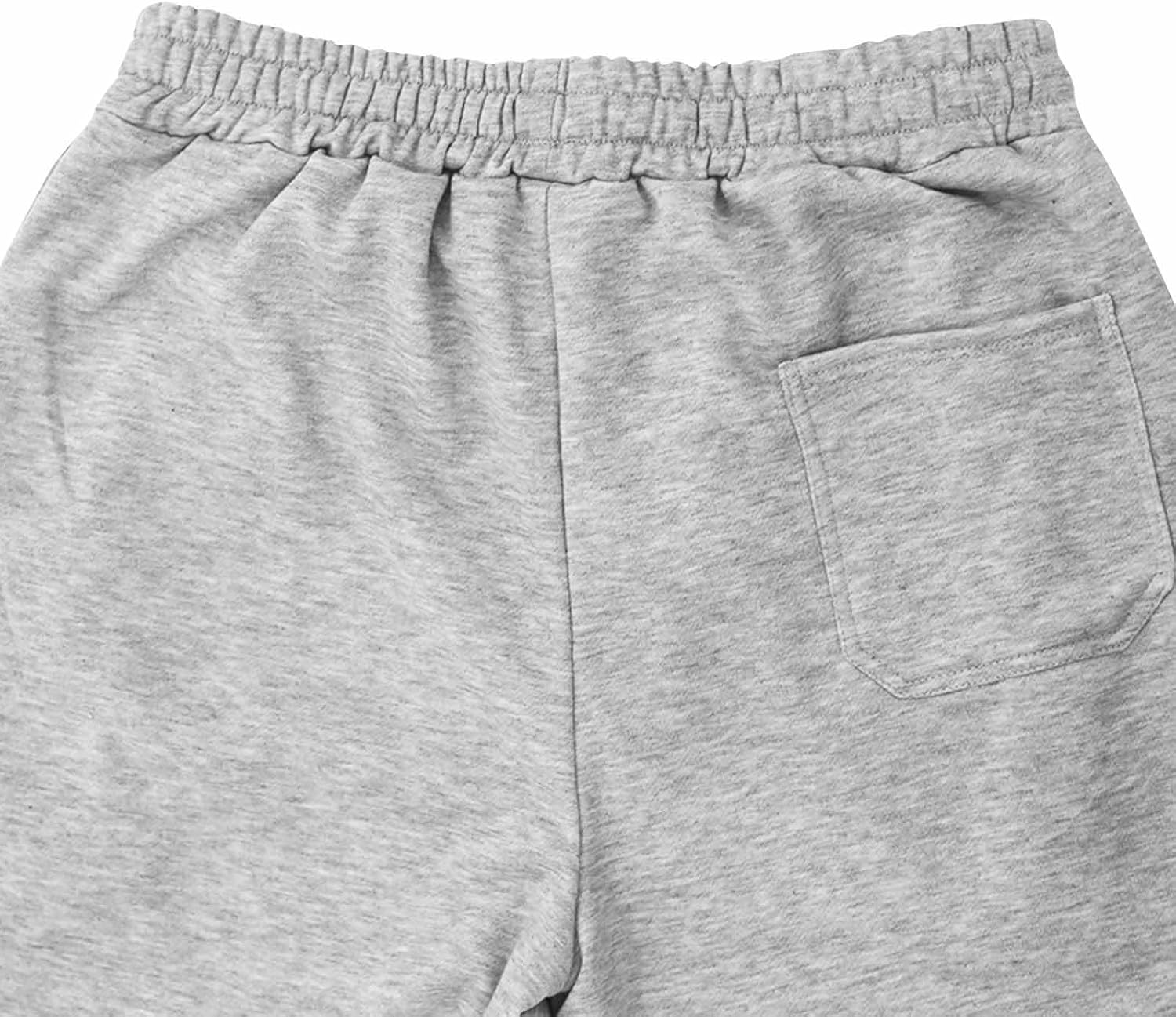 Men's Snap Button Sweatpants Wide Leg Drawstring Pants Casual Print Sports Running Trousers with Pockets