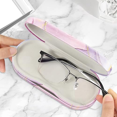 Miniatura 13 de Fintie Funda para lentes de contacto 2 en 1 y funda para gafas, soporte de viaje portátil de doble cara para lentes con espejo integrado, pinzas