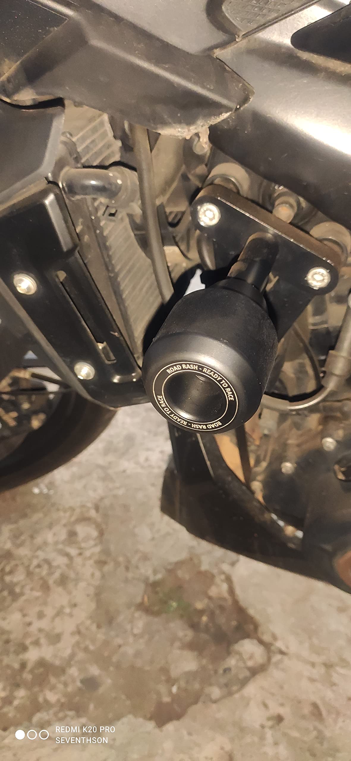 Buy Road Frame Slider Protector/C Guards for Dominar 400 (Black) Online