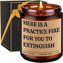 GSPY Scented Candle, Firefighter Gifts for Men, Women - Fire Fighter, Fireman Gifts for Him - Funny Firefighter Graduation, Fathers Day, Birthday Ideas for Boy, Dad, Boyfriend - Fire Fighter Accessory