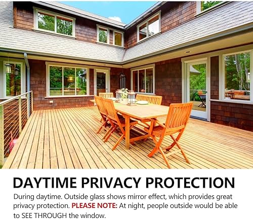 Miniatura 7 de WochiTV Película opaca blanca para ventana, no adhesiva, sin residuos, extraíble, opaca, de adherencia estática, película de privacidad para el