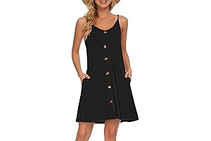 Women's Summer Spaghetti Strap Casual Beach Dress