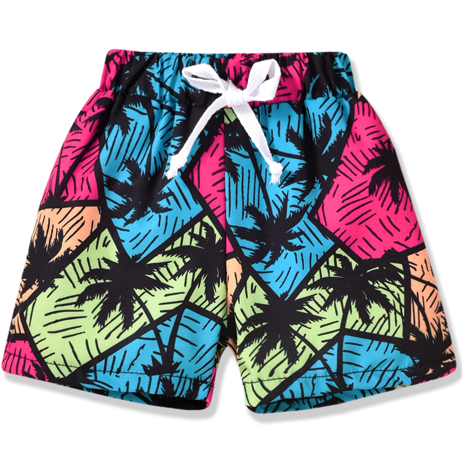 Aalizzwell Swim Trunks for Toddler Infant Baby Boys with Lining