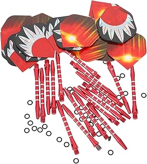 Toddmomy 18 Conjuntos De Dardos Dardos Com Ponta De Agulha Gramas Dardos Hastes De Dardos Gramado Dardos Brinquedo Conjunto De Ferramentas Acessórios Interiores Drat Asa Conjunto De Dardos