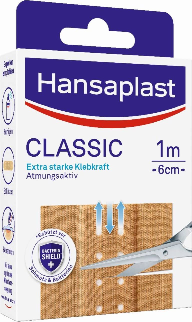 Hansaplast Classic Plaster 1 m x 6 cm Pack of 1