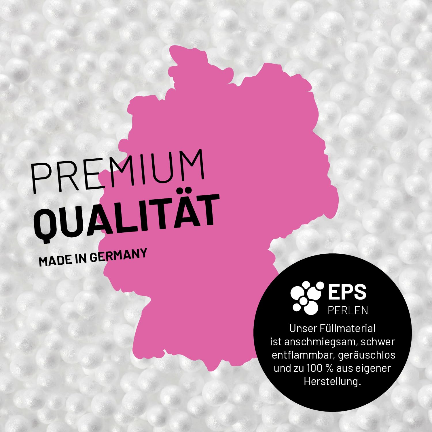 Lumaland Sitzsack Lounge 90x50 cm mit Rückenlehne wasserabweisend robust EPS-Füllung waschbarer Bezug Pastellgrün
