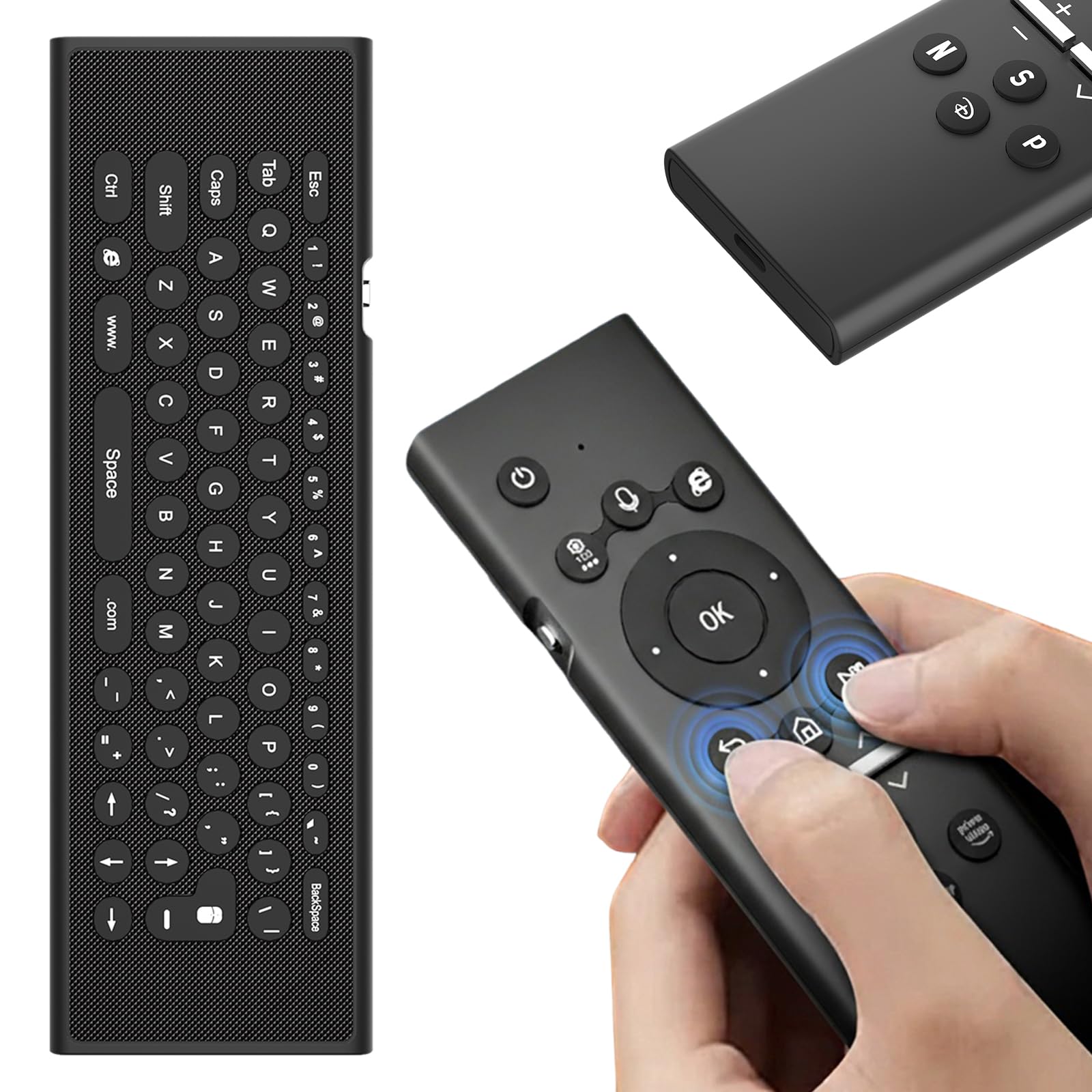 Telecomando universale per Smart TV con tastiera retroilluminata Controllo vocale wireless per modelli TV 2019-2024