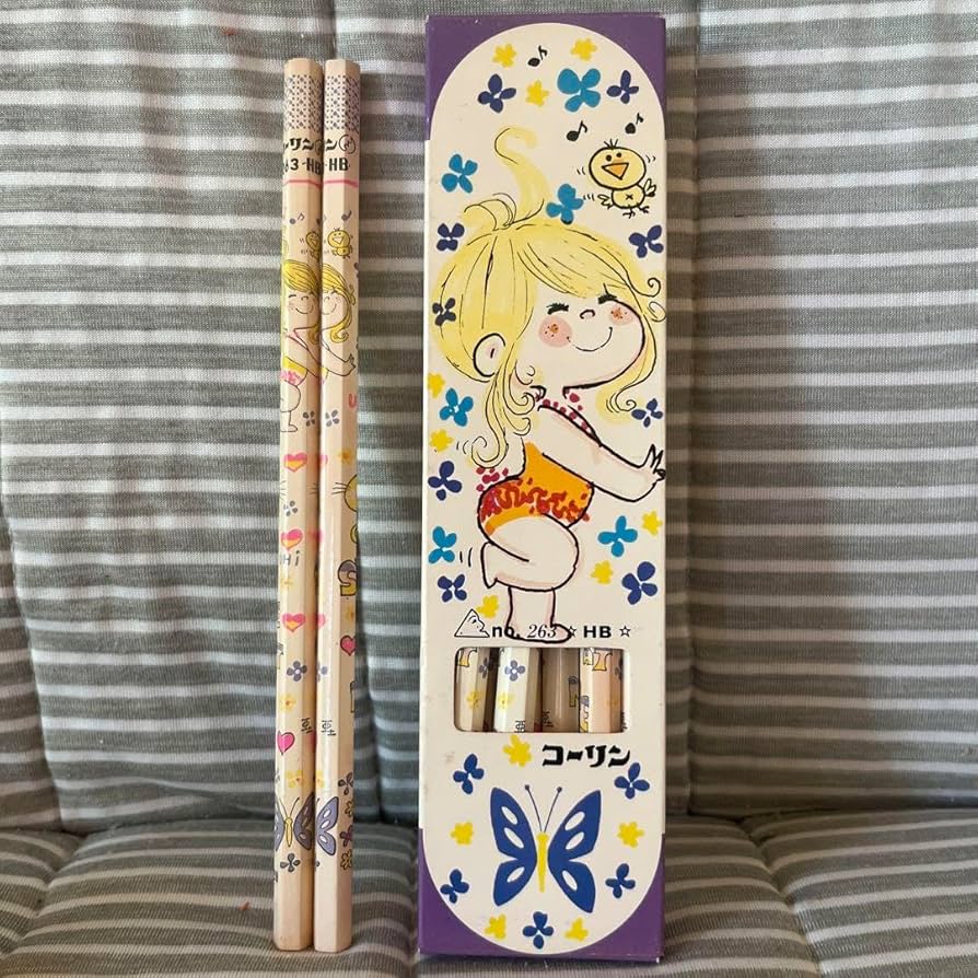 ア16 コーリン鉛筆 水森亜土 かきかた NO,202−AD 2B 12ダース ア16 コーリン鉛筆 水森亜土 かきかた NO,202−AD 2B 12ダース