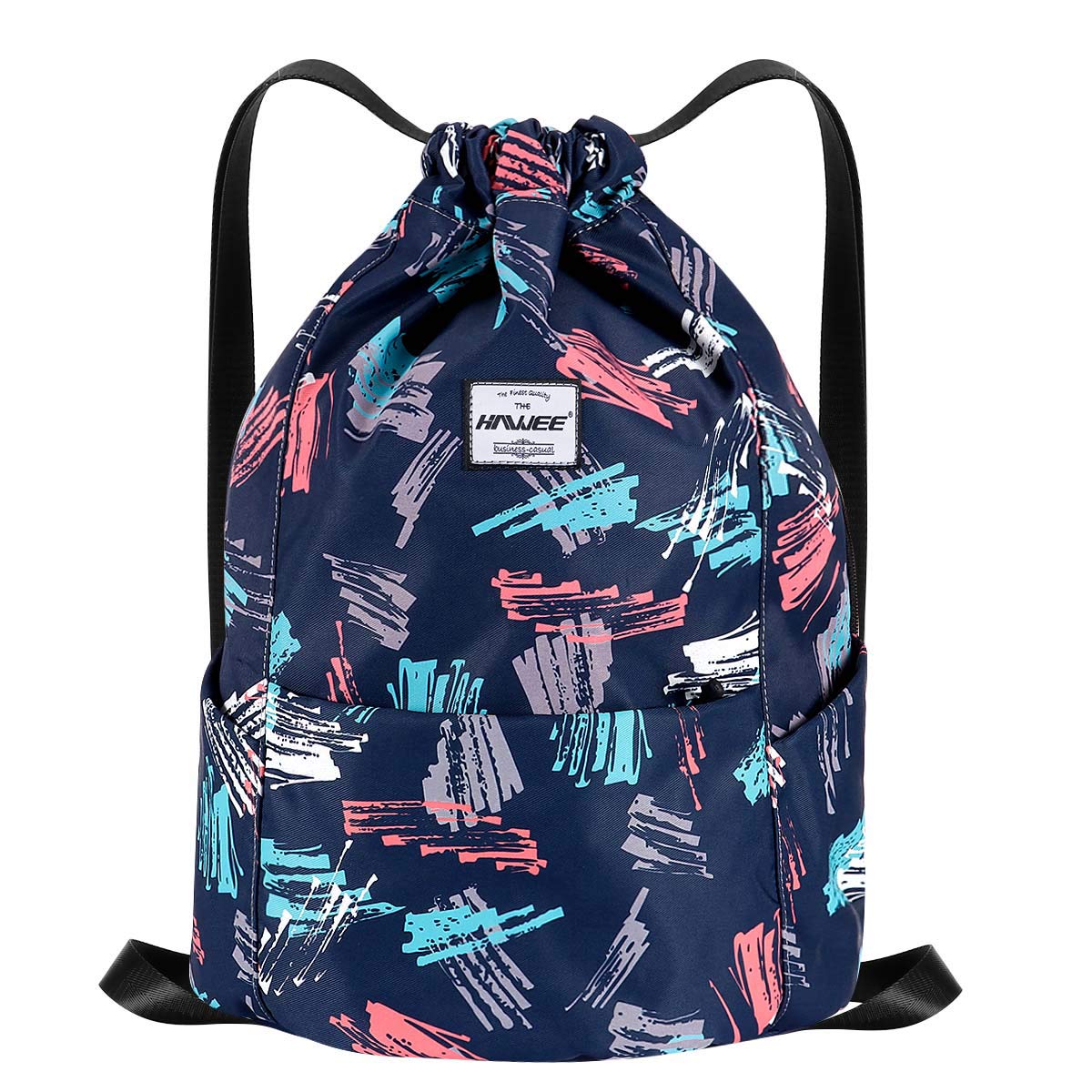 Impermeable Casual Mochila con Cordón Grande Deporte Bolso de Gimnasia Mochila de Cuerda Unisex para Mujer Hombre Vida Cotidiana Aire Libre Yoga Escuela Playa Nadar — view 31