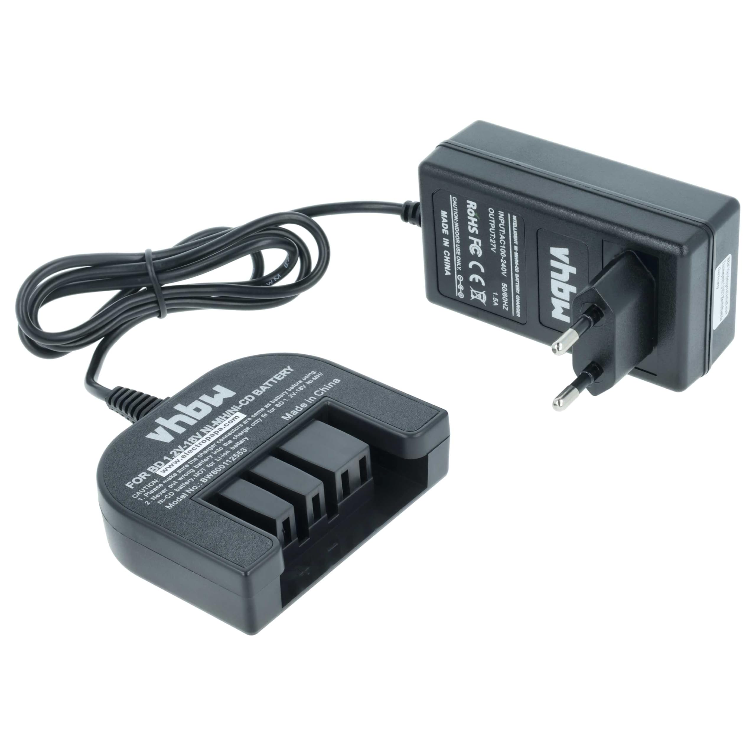 vhbw Cargador Compatible con Black & Decker Firestorm FS120B