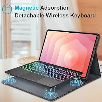 Amazon.co.jp: Nanhent タッチパッドキーボードケース Samsung Galaxy
