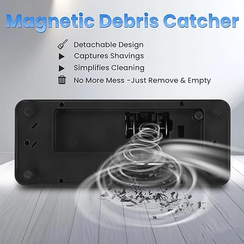 Miniatura 6 de Afilador de cuchillos eléctrico con pantalla LCD, afilador de cuchillos ajustable de velocidad de 3 etapas para todos los cuchillos de cocina,