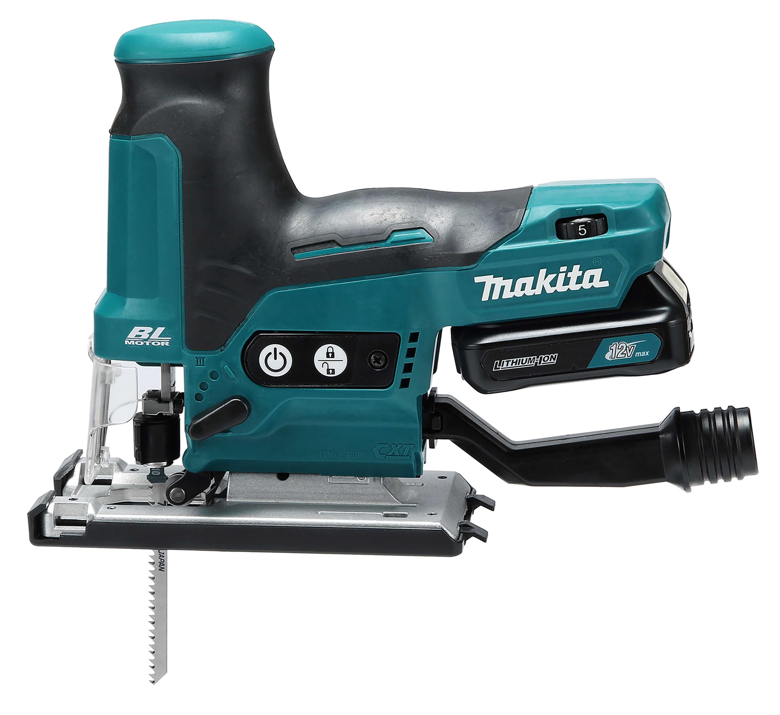 Makita Scie sauteuse 10.8V Li-ion MAKITA - 2 batteries + 1 chargeur rapide + 1 malette de transport - JV102DMJ