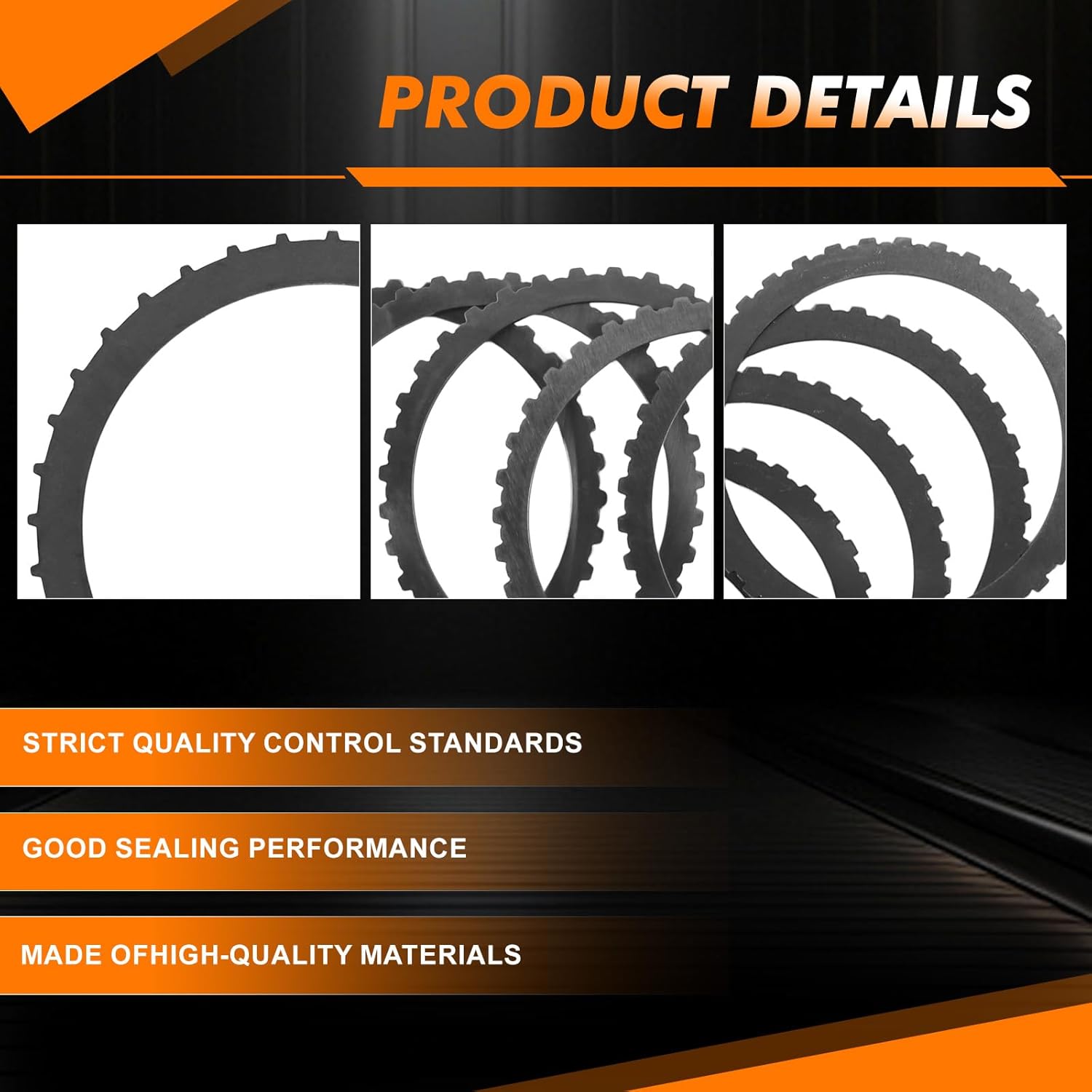 6L80 6L80E 6L90 6L90E Transmission Steel Clutch Plates Kit For GMC TRUCKS CHEVROLET GM CADILLAC HUMMER 2006-UP 6 SPEED ONLY Replaces# 195753A