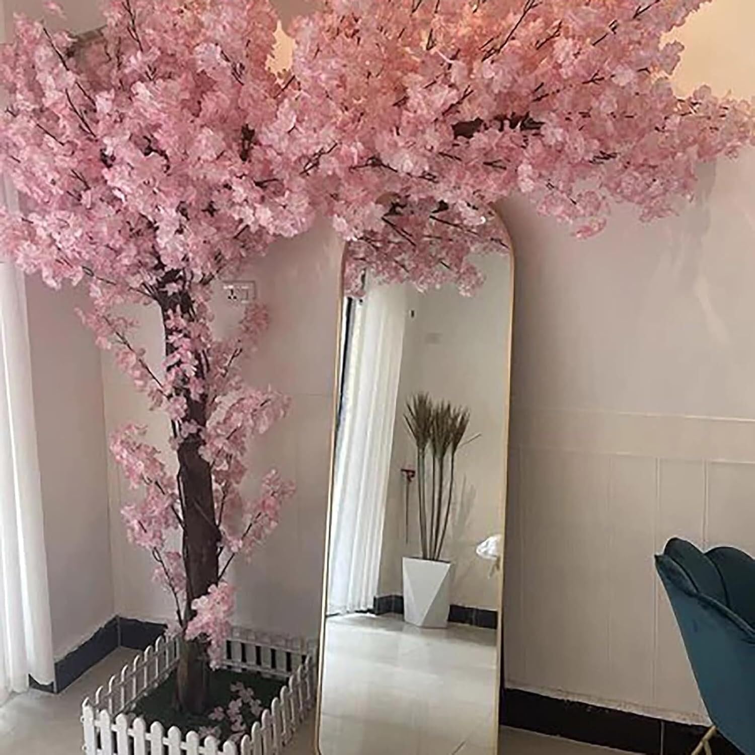 【新着商品】TANGKULA 観葉植物 フェイク 桜の木 190cm フェイクグ TANGKULA 観葉植物 フェイク 桜の木 190cm フェイクグリーン 大型 人工