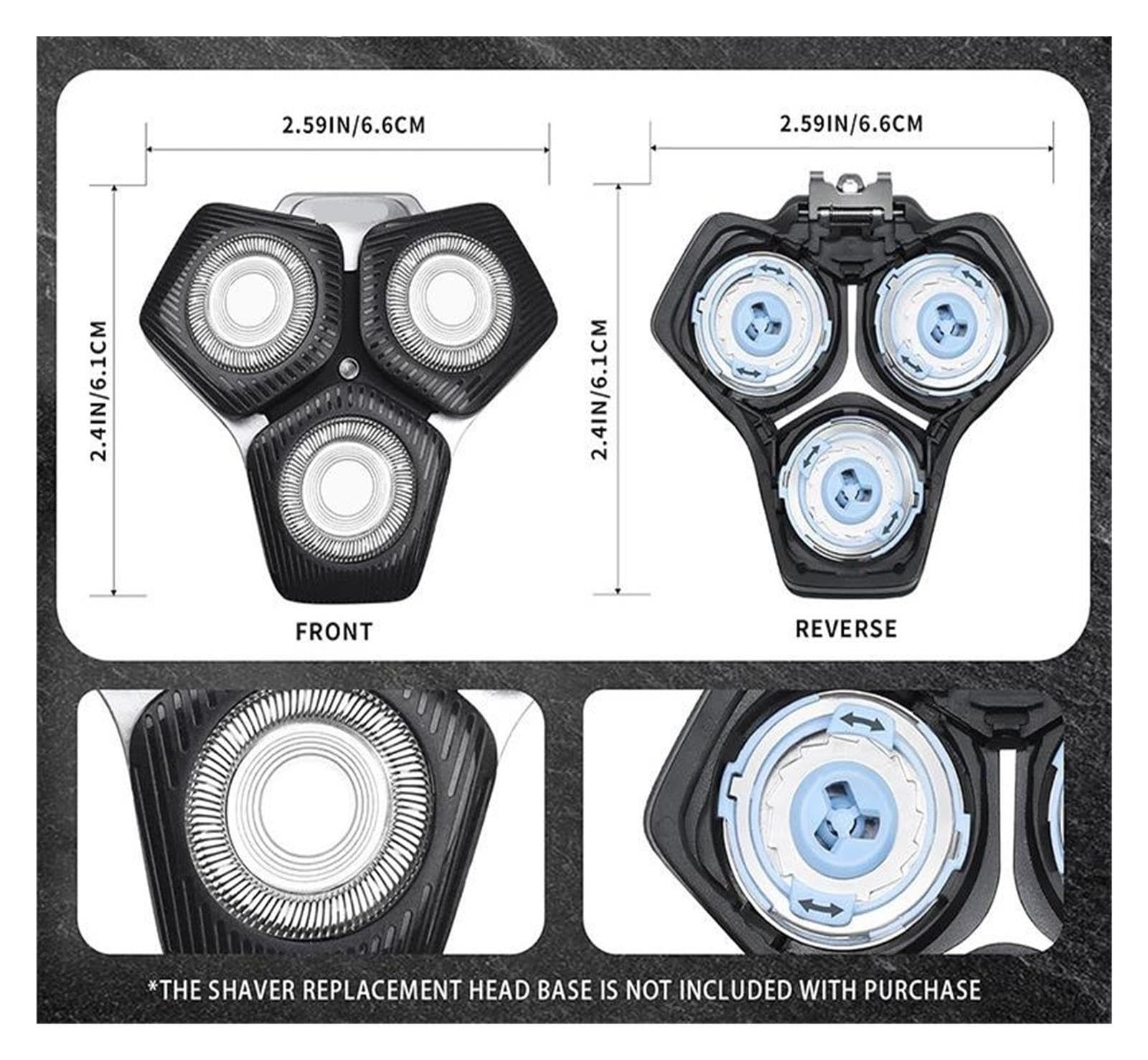 Testina Sostitutiva For Rasoio SH71/50 Compatibile Con Philips