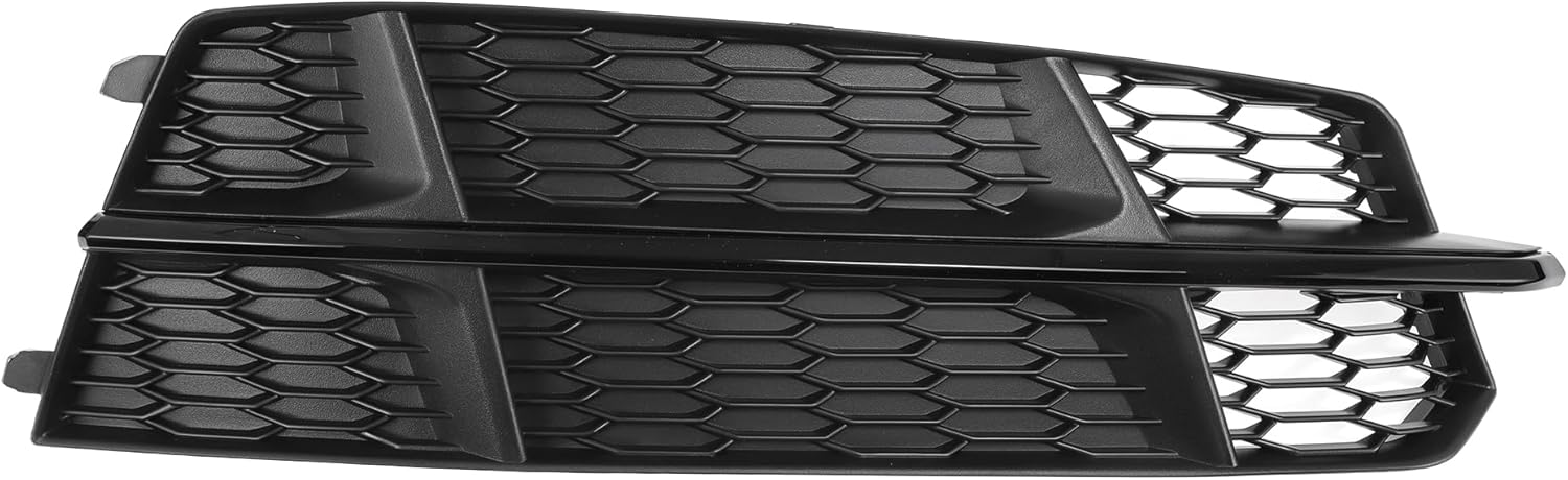 ACROPIX Fog Light Grill Front Lower Bumper Fog Light Cover Inserts for Audi A6 C7 S-Line 2015-2018 No.4G0807682AN Durable Front Right Black
