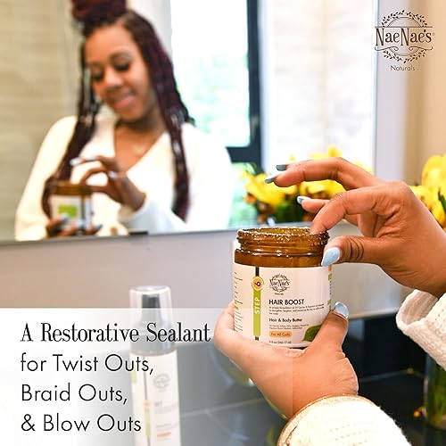Miniatura 8 de Nae Nae's Naturals Nourish - Acondicionador sin enjuague y tratamiento de refuerzo del cabello