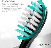 Vista 3 de AquaSonic Cabezales de cepillo de repuesto estándar genuinos Aceptado por ADA para dientes normales y sensibles Compatible con muchos mangos