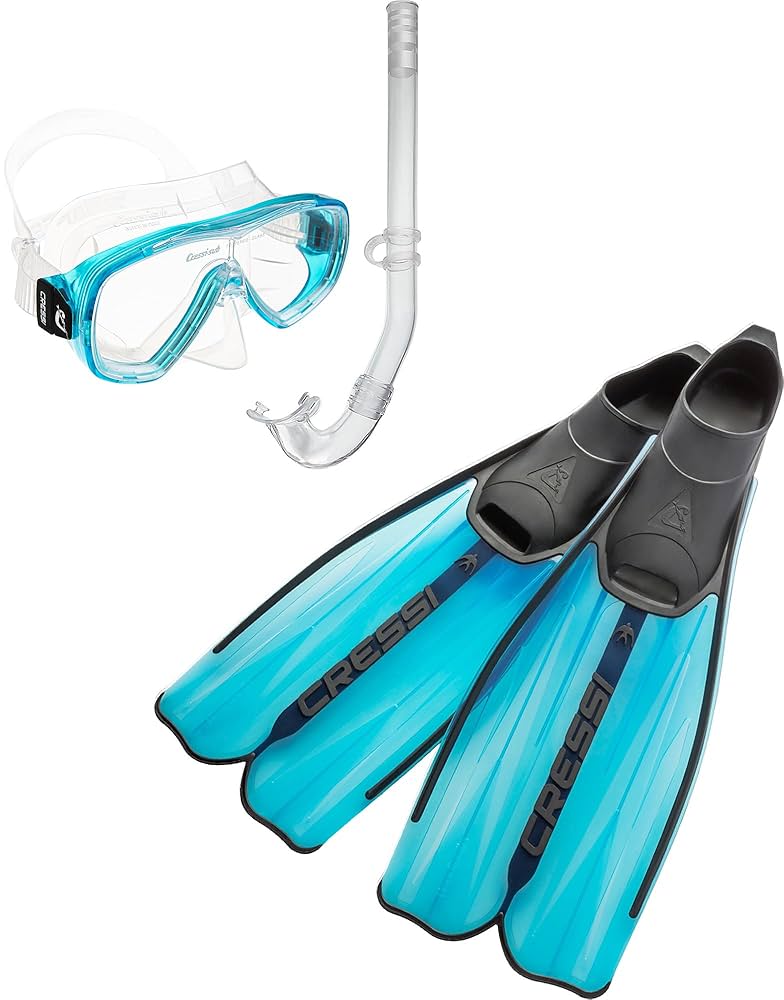 GULL - cressi ゴーグル　フィン　スノーケル　セット Amazon | CRESSI シュノーケリング 3点セット [ RONDINELLA BAG