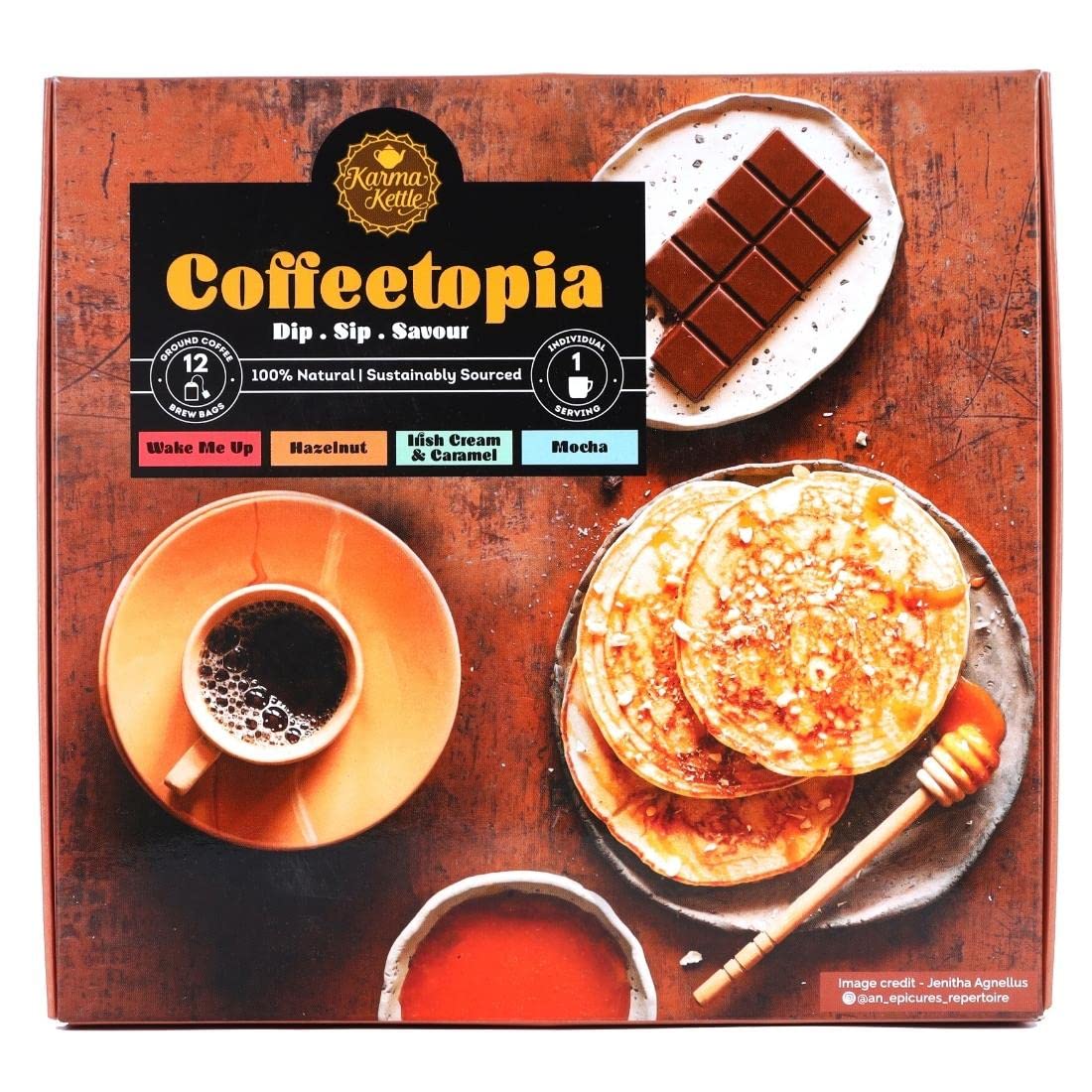 Karma Kettle Coffeetopia Ground coffee - 12 Coffee bags (B0B2PP8FN7) Amazon Price History, Amazon Price Tracker