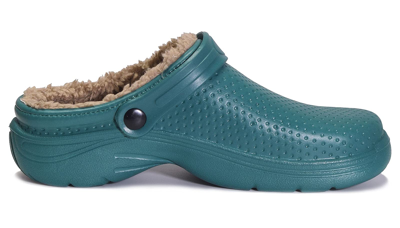 Zoccoli e Sabot Uomo Donna Ciabatte da casa Pelliccia Foderato Pantofole Impermeabile Scarpe da Giardino Antiscivolo Inverno Clogs All'aperto