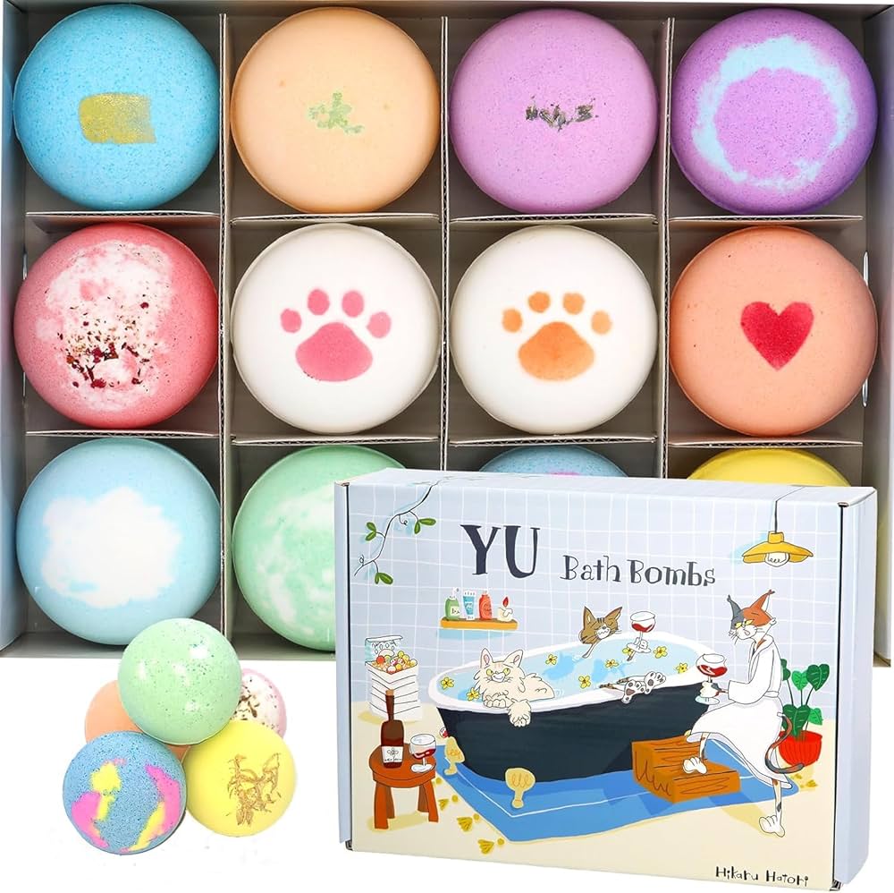 Amazon | 【デザイナーズBOX】バスボム12個ギフトセット【1個100g