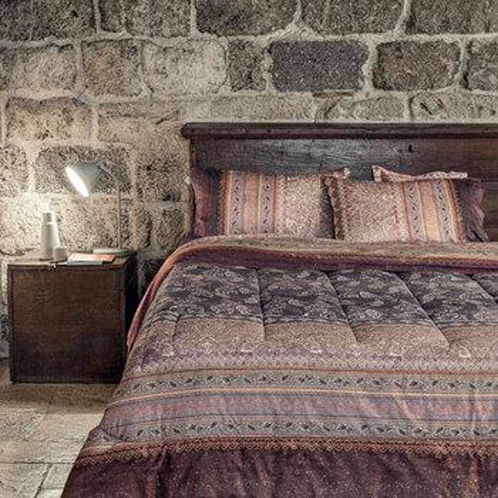 Couette lit double satin Bassetti Granfoulard prestige italien