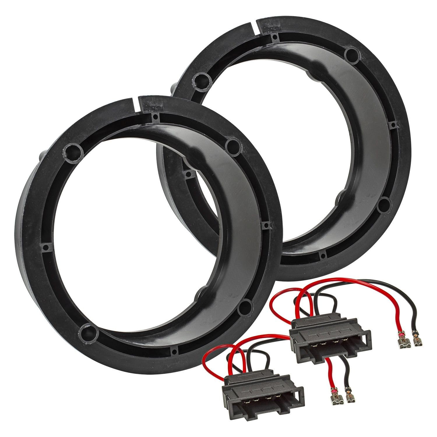 tomzz Audio 2857-001-1 adapter + kabel kompatybilny z VW Golf 4 Passat 3B BG Polo 9N 165 mm DIN g?o?niki, para