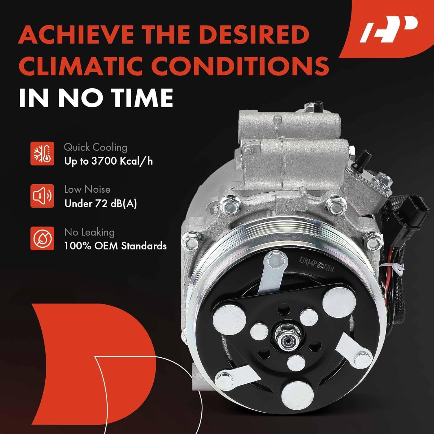 A-Premium Air Conditioner AC Compressor with Clutch Compatible with Honda Civic 2012-2015 1.8L & Acura ILX 2013-2015 2.0L