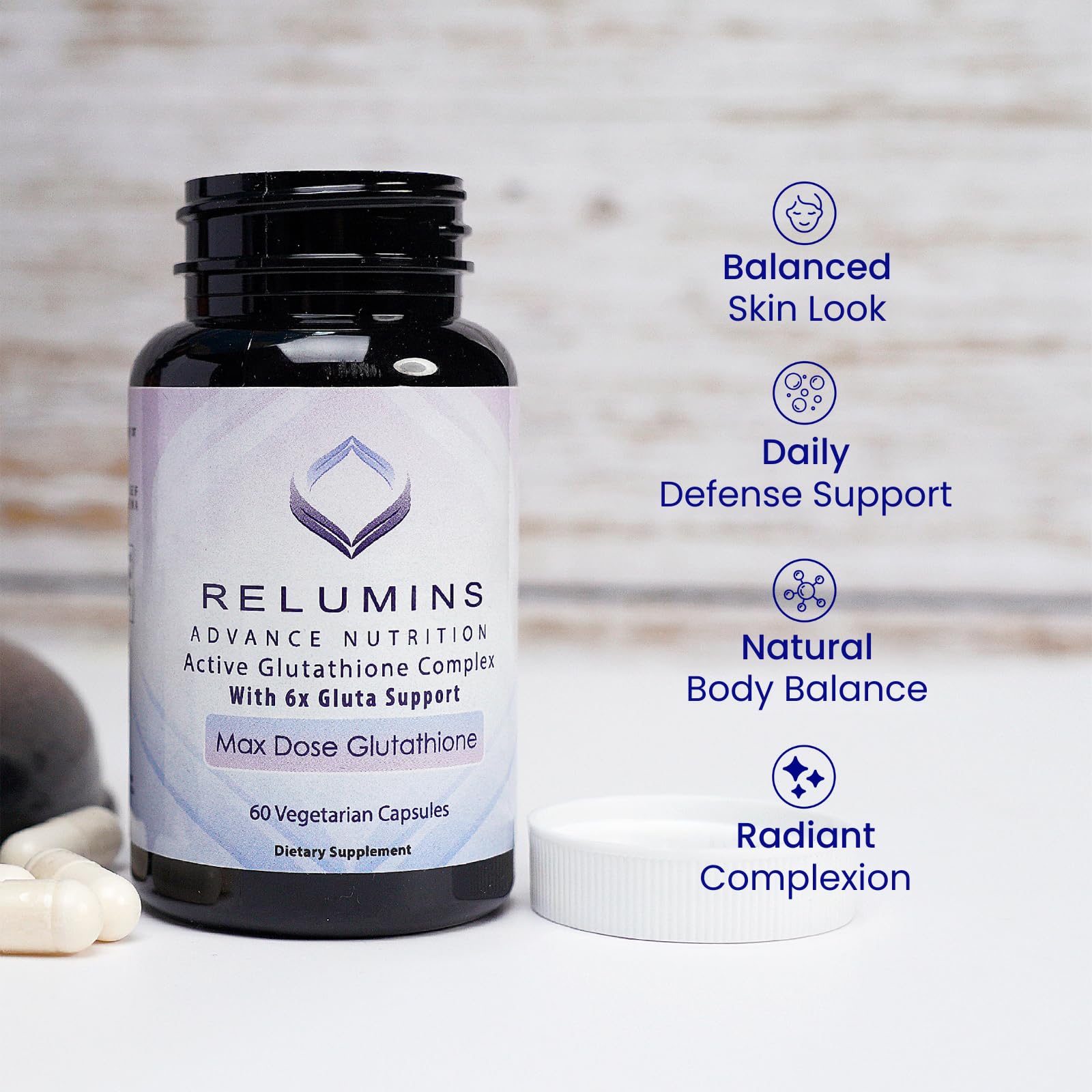 relumins advance nutrition active glutathione complex Your glow didn’t happen overnight — and it shouldn’t fade overnight either.  ✨, Relumins Gluta 1000 combines:, • High-strength Glutathione (1000mg) –  helps brighten and protect against daily oxidative
