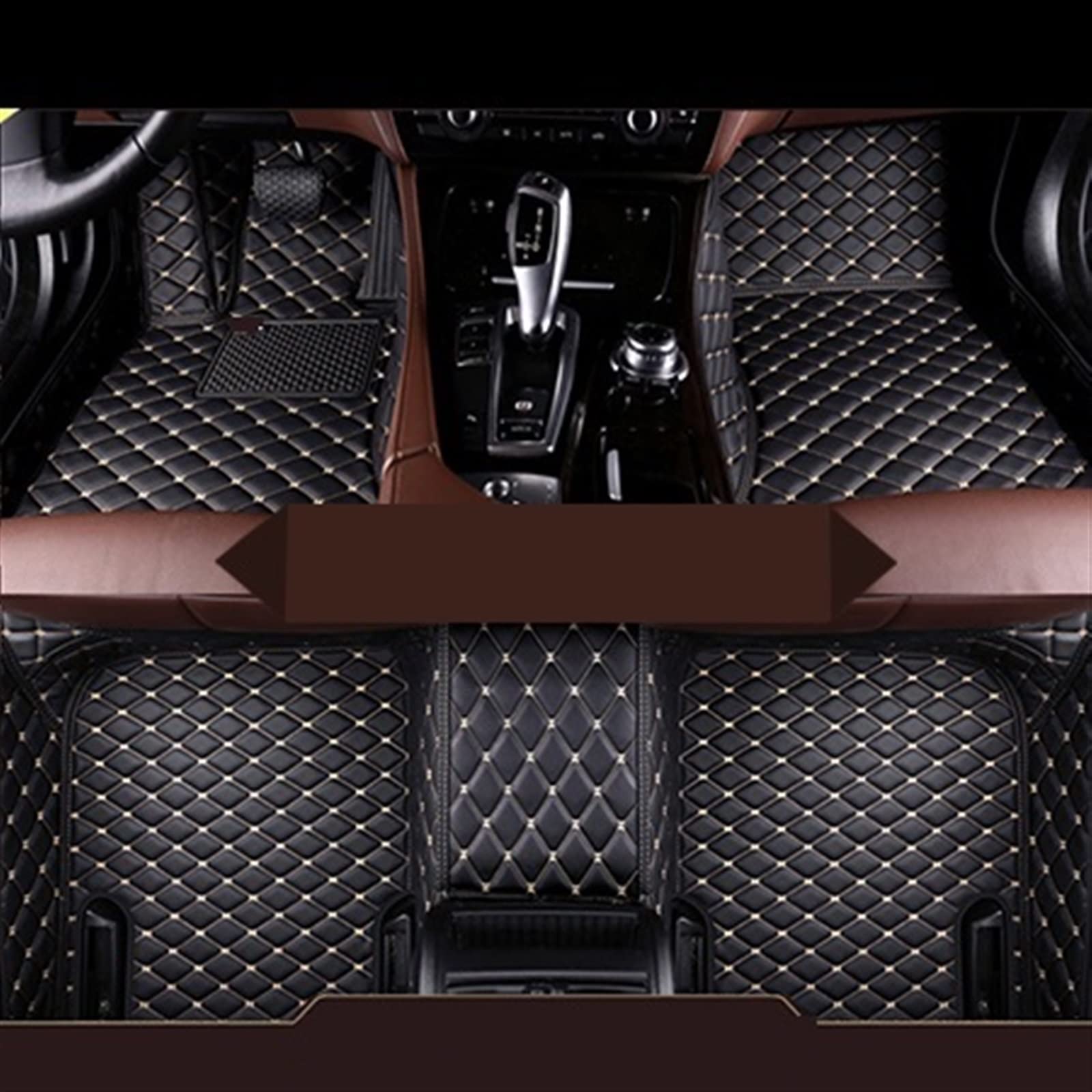 Tapis anti-dérapants pour MG HS 2019 de voiture avec coussinets de pied