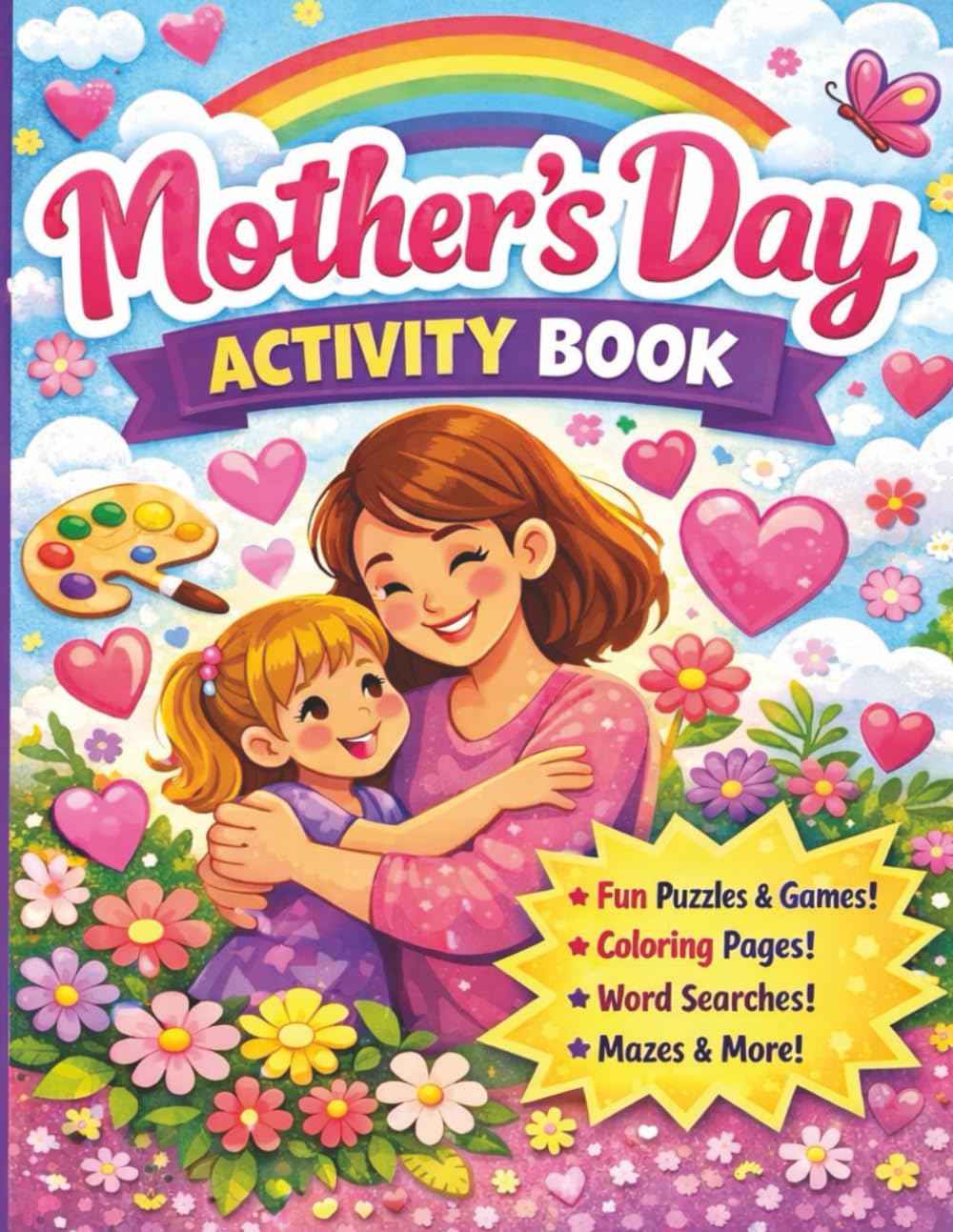 Mothers Day Activity Book: A Creative Celebration Packed with Games, Doodles, and Heartfelt Projects