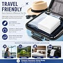 House of Amethyst Disposable Bath Towels (5 Pack) – Extra Large 21x54 Inch Single-Use Body Towels – Soft, Absorbent & Hygienic – Portable Travel Towels for Camping, Gym, Hotel & Shower gallery image