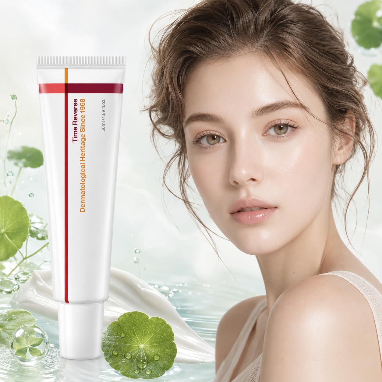 KoraGlow Cica Glow Cream Crema Viso Con Centella Asiatica Collagene Acido Ialuronico Per Pelle Luminosa (2 pcs)