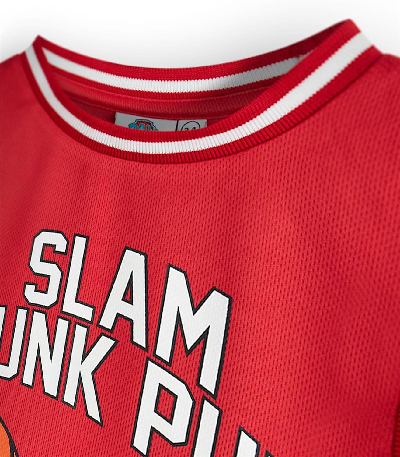 Paw Patrol Boys Marshall Basketball Jersey | Kids Slam Dunk Pup Sports Top in Red