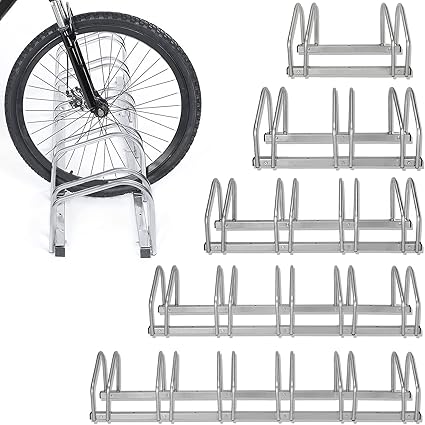 SUBTLETY 40x32x26cm Metall Fahrradständer für 2 Fahrräder Boden