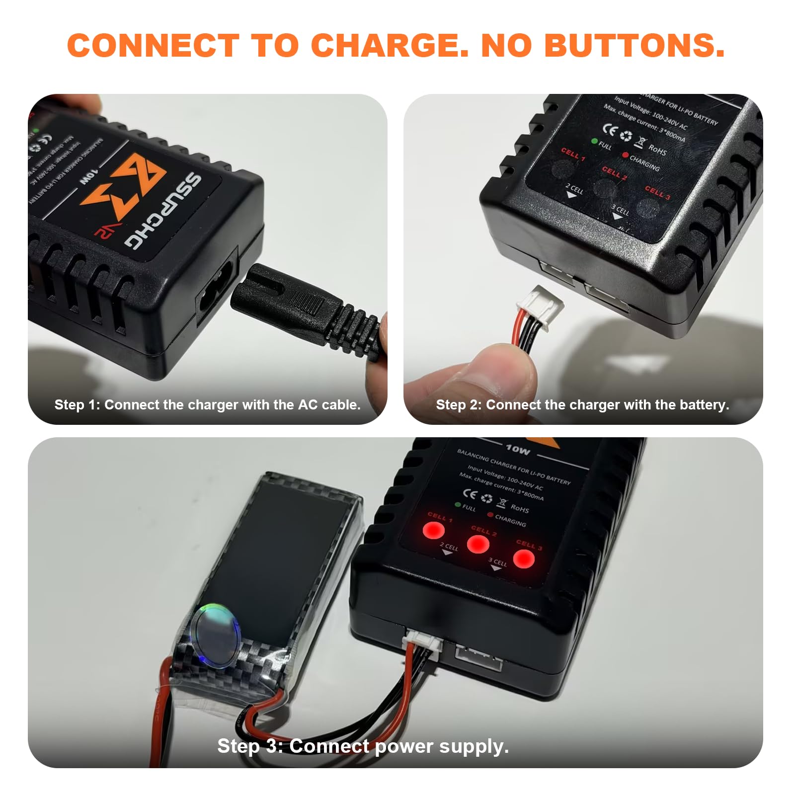 LiPo Batterieladegerät 2S-3S